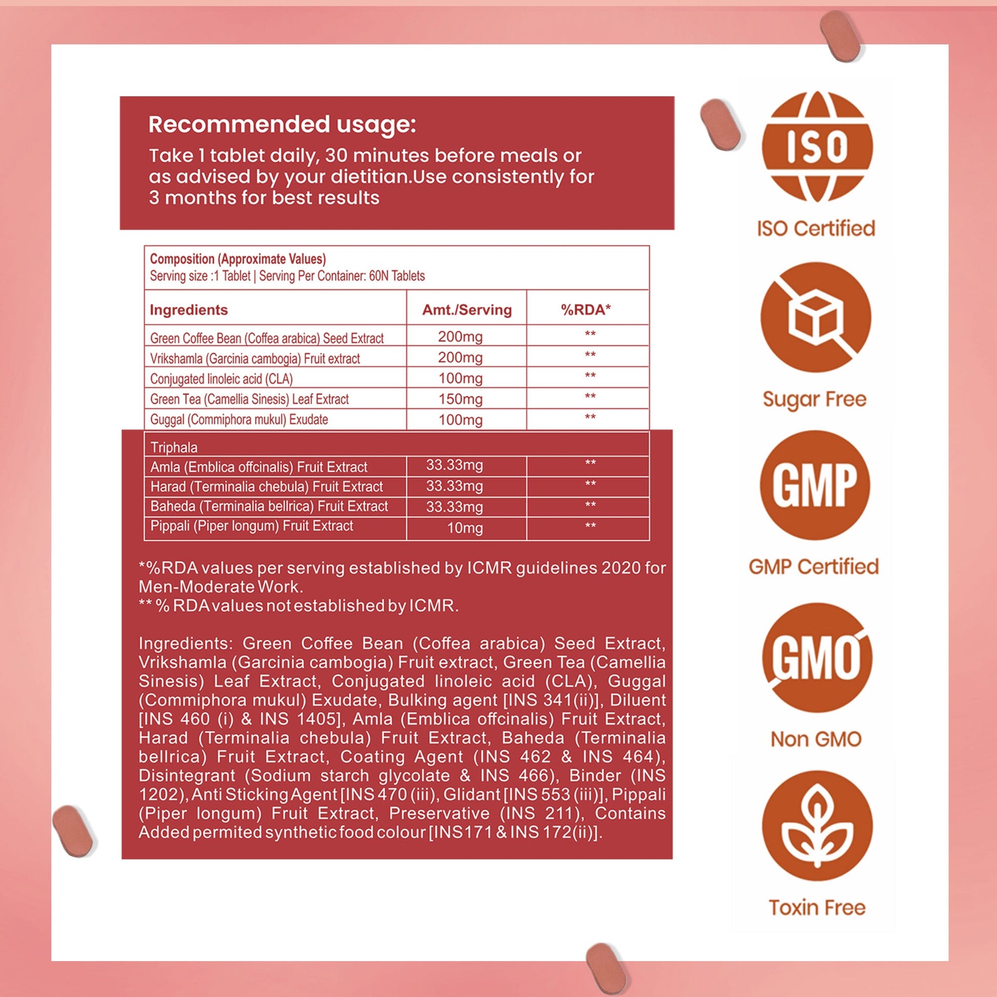 Dr. Morepen Fat Burner Tablets - Swadesiicart