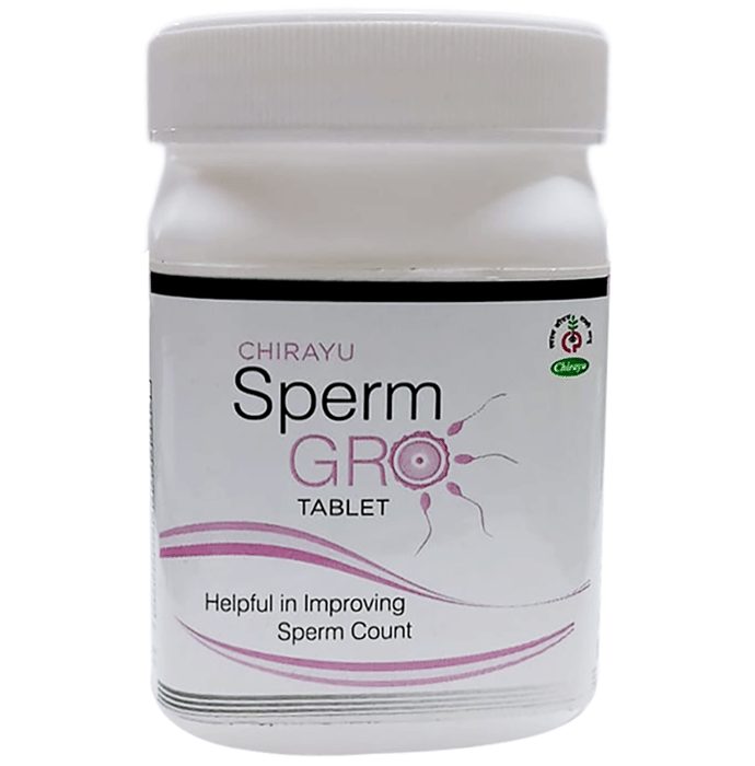 Chirayu Sperm Gro Tablets | Swadesiicart