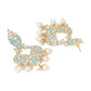 Shoshaa Turquoise Blue Contemporary Drop Earrings For Women - Swadesiicart