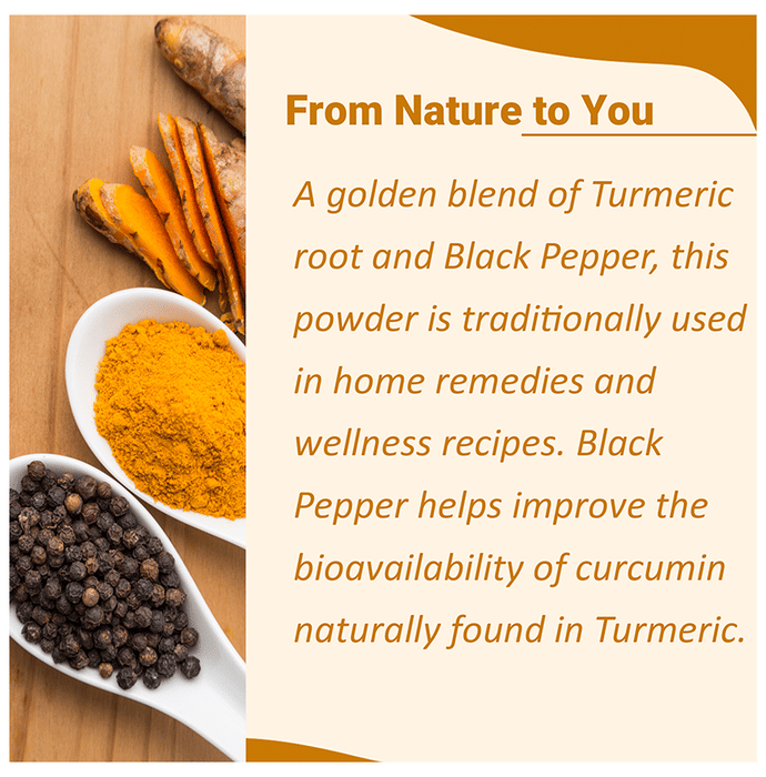 Minature Turmeric Black Pepper Organic Powder | Swadesiicart