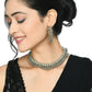 Mominos Fashion Johar Kamal Silver-Plated Brass Finish Ghungroo Work Choker For Women | Swadesiicart
