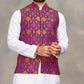Anaita Purple Cotton Straight Kurta Payjama & Kurta With Jequard Work