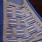 Blue Colored Block Print Cotton Saree By Gayathri Reddy Designer Studio | Swadesiicart