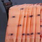 Kalanetha Shades of Peach Pure Kanchi Cotton Saree With Kanchi Traditional Borders By Gayathri Reddy Designer Studio | Swadesiicart