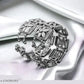 Tehzeeb Creations Women's Silver Plated Oxidised Bangle Set - Swadesiicart
