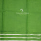 Light Green Colour Combo With Waves Print Pure Mulmul Cotton Saree By Gayathri Reddy Designer Studio | Swadesiicart