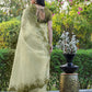 Tikhi Imli Embroidered Organza Saree | Swadesiicart