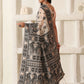 Shree Shyam Fashion Linen Cotton Black & Cream Saree