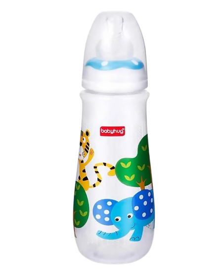Babyhug Drop Anti Colic Sterilizable Feeding Bottle Blue - Swadesiicart