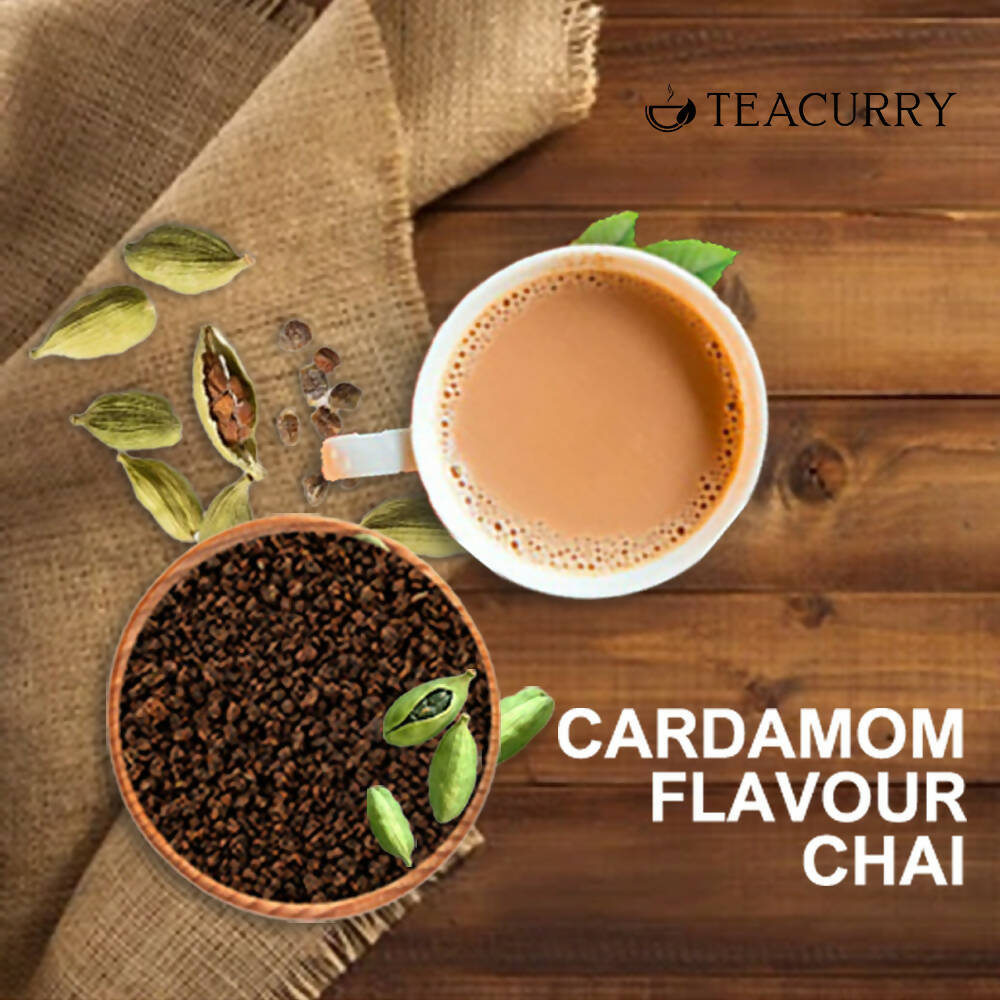 Teacurry Cardamom Chai Powder - Swadesiicart