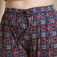 Breathables Geometric Cotton Co-Ord Set – Blue