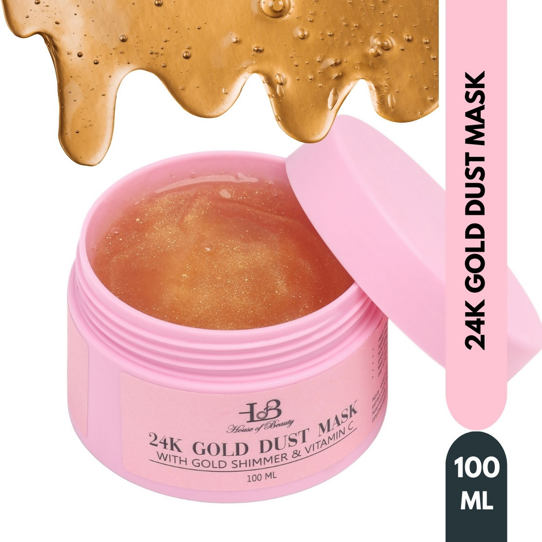 House of Beauty 24K Gold Dust Face Mask - Swadesiicart