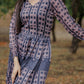 Aayaa Pure Chanderi Gown With Heavy Digital Print - Multi Color