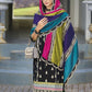 Anaita Black Premium Embroidered Chinon Stitched Salwar Suit