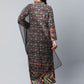 Ahalyaa Women's Multi Colour Crepe Digital Patola Printed Kurta Palazzo Set With Dupatta | Swadesiicart