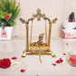 KridayKraft Laddu Gopal on Jhulla Palana Metal Statue - Swadesiicart