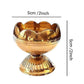 Tied Ribbons Gold Toned 5 Pieces Akhand Brass Diyas | Swadesiicart