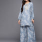 Ahalyaa Women's Traditional Wea Co-ods - Grey - Swadesiicart