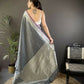 Joban Fashion Grey Small Butti Banarasi Silk Sarees | Swadesiicart