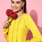 Ahalyaa Women's Traditional wear Ethnic Dress - Mustard | Swadesiicart