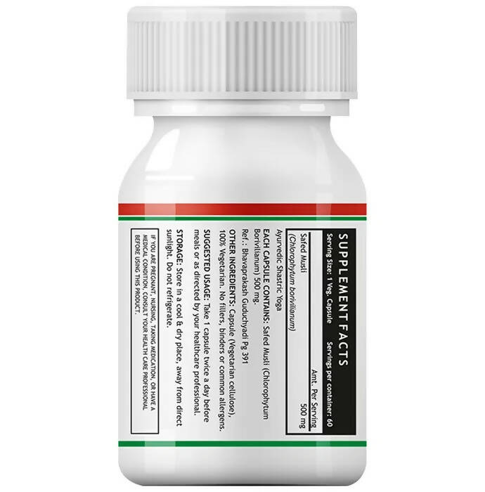 Inlife Safed Musli Extract Capsules - Swadesiicart