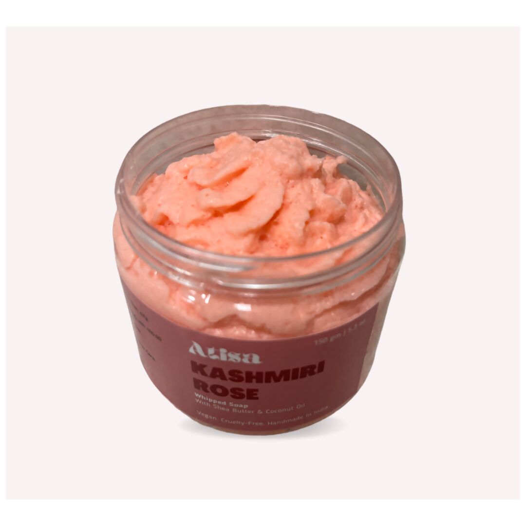 Atisa Kashmiri Rose Whipped Soap | Swadesiicart