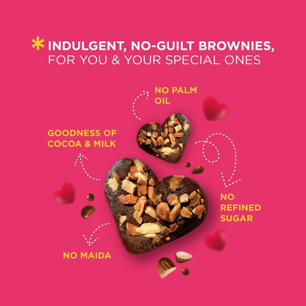 Open Secret Chocolate Almond Brownie Valentine Gifts - Swadesiicart