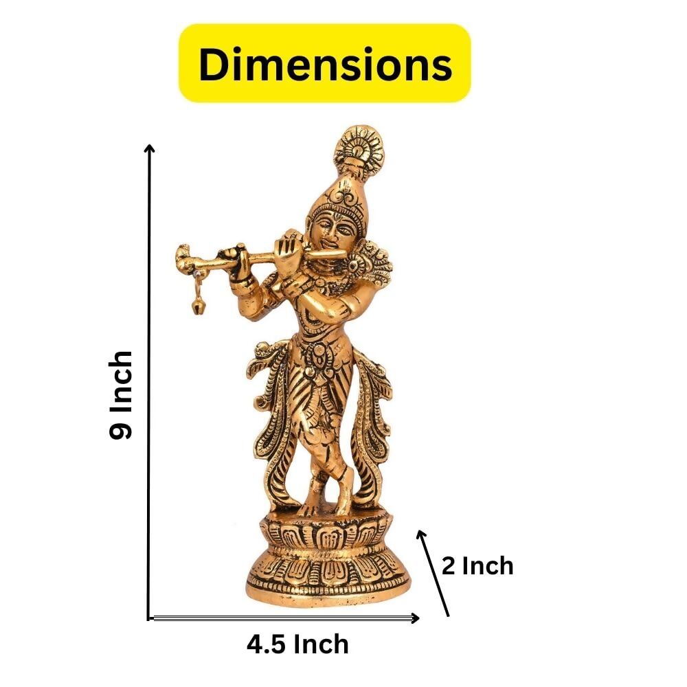 Collectible India Lord Krishna Idol Statue Krishna Idols - Swadesiicart