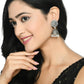 Mominos Fashion Joharkamal Kundan work Jhumka with White Beads - Swadesiicart