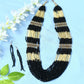 Mominos Fashion Johar Kamal Handicraft Finish Beads Work Long Necklace For Women (Black /Golden) | Swadesiicart