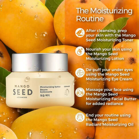 The Face Shop Mango Seed Moisturizing Butter - Korean Skincare | Swadesiicart