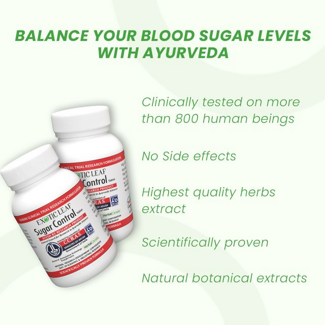 Exotic Leaf Sugar Control Tablets - Swadesiicart