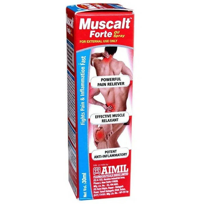 Aimil Muscalt Forte Oil Spray - Swadesiicart