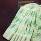 Shades of Green with Floral Design Semi Chanderi Saree By Gayathri Reddy Designer Studio | Swadesiicart