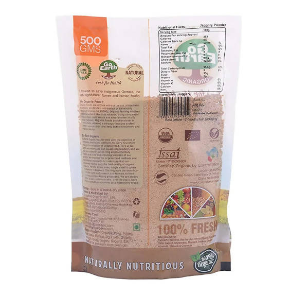 Go Earth Organic Jaggery Powder - Swadesiicart
