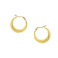 Golden Hoops Women - Ruby Raang | Swadesiicart