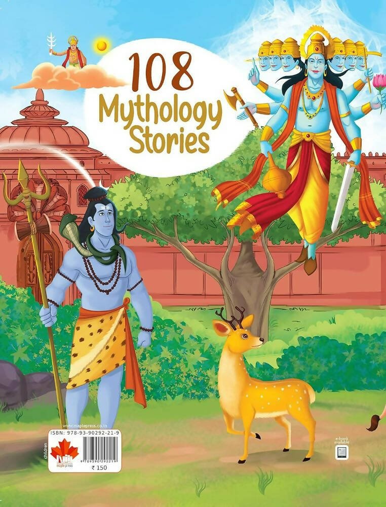 108 Indian Mythology Stories (Illustrated) - Story Book For Kids - Swadesiicart