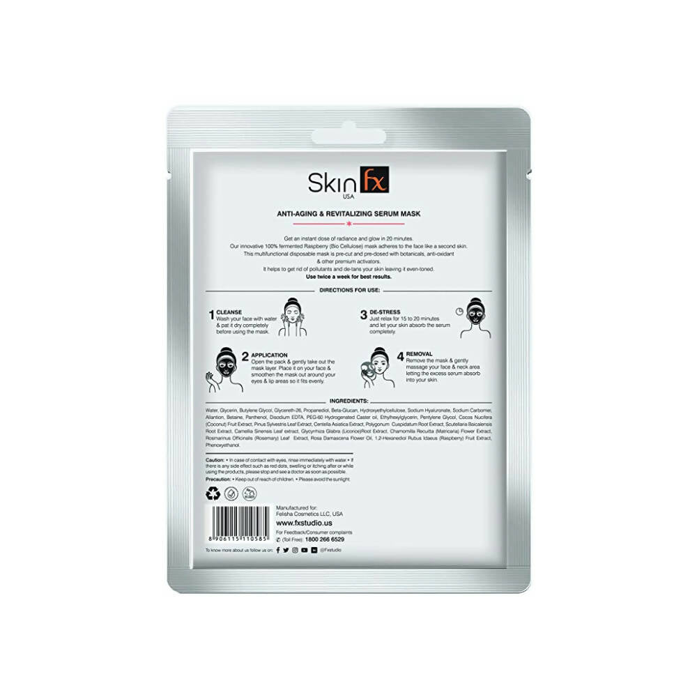 Skin Fx Anti-Aging & Revitalizing Serum Mask - Swadesiicart