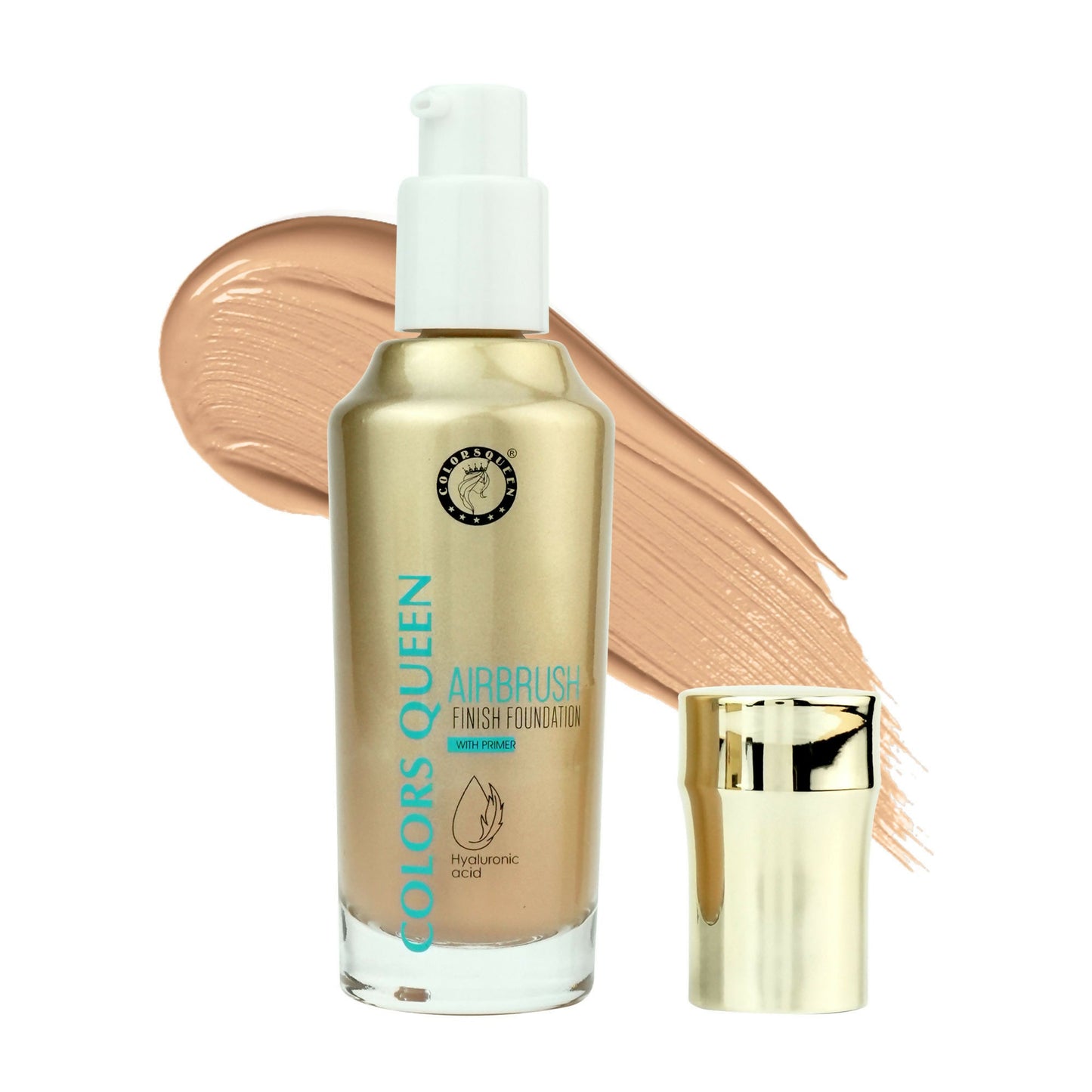 Colors Queen Airbrush Foundation With Primer - Rose Blush | Swadesiicart