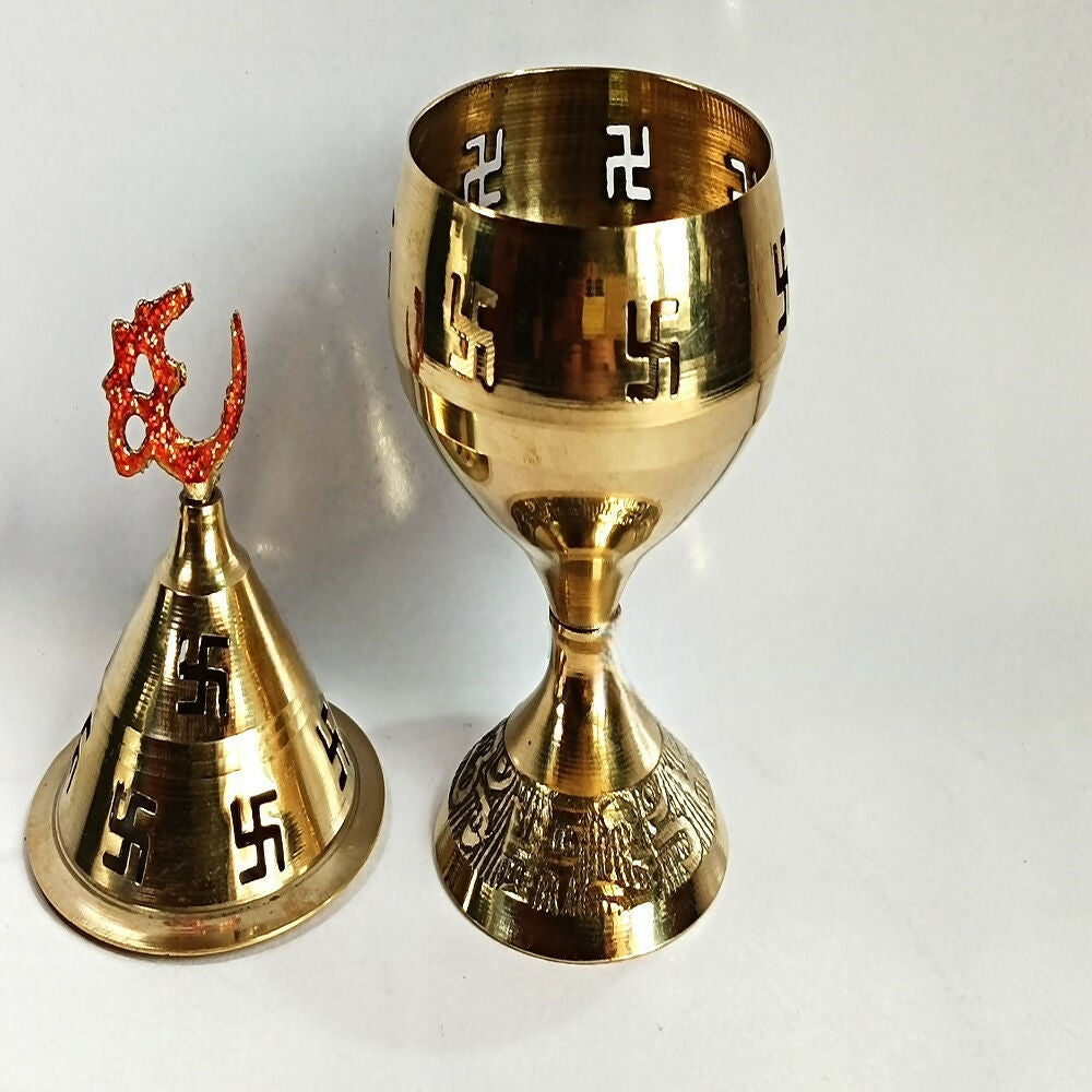 Brass Akhand Jyot Pradeep | Swadesiicart