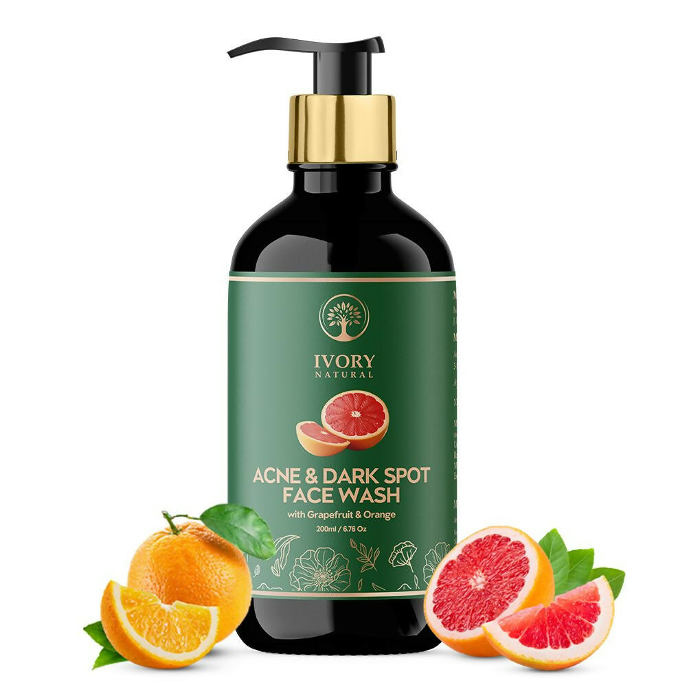 Ivory Natural Acne & Dark Spot Face Wash For Moisturize, Replenish, And Promote Skin Clarity | Swadesiicart