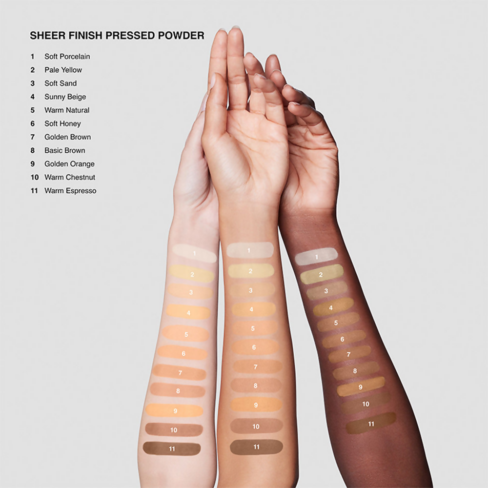 Bobbi Brown Sheer Finish Pressed Powder - Warm Natural | Swadesiicart