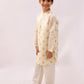 Lil Drama Mishti Off White Kurta and Pyjama For Boys | Swadesiicart