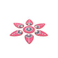 Kundan HandiKrafts Drop Rangoli Red (Baby) - Swadesiicart