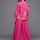Ahalyaa Women's Traditional Wear Co-ods - Pink - Swadesiicart