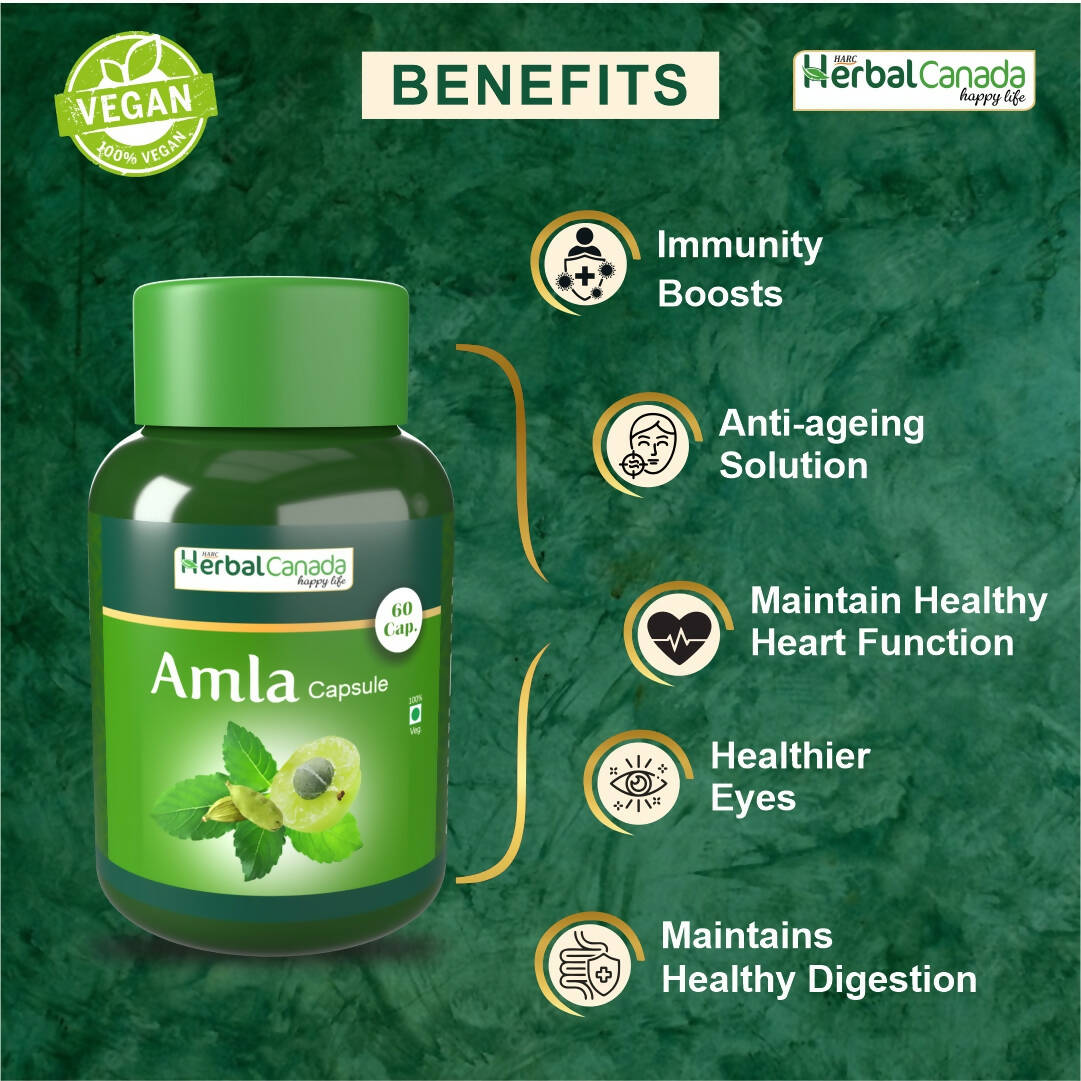 Herbal Canada Amla Capsules - Swadesiicart