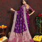 Lorenvalley Fashion Purple Soft Silk Woven Design Zari Weaving Saree - Swadesiicart