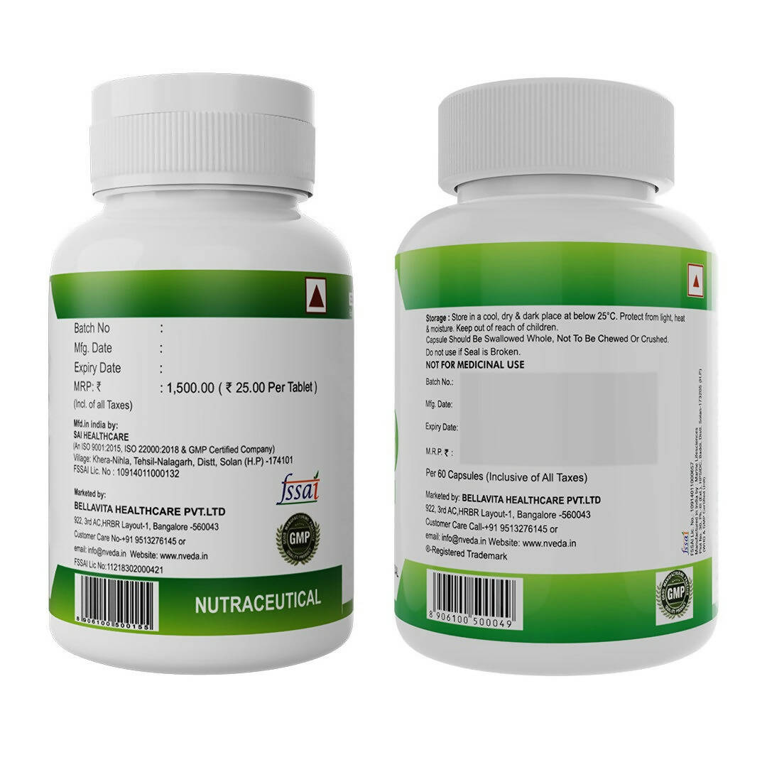 Nveda Omega 3 Fish Oil Capsules and Joint Support Tablets Combo - Swadesiicart