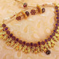 Kemp Peacock Purple Necklace Set