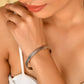 VOJ Stainless Steel Silver Bracelet - Swadesiicart